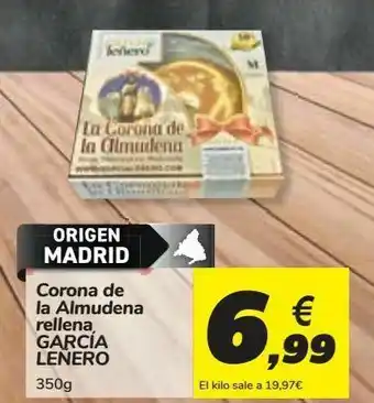 Carrefour Corona de la almudena rellena garcia leñero oferta