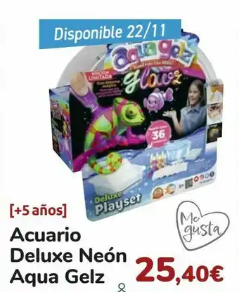 Carrefour Acuario deluxe neón aqua gelz oferta