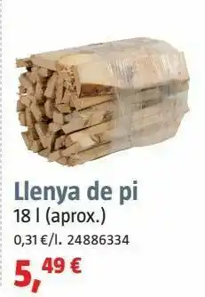 Roca Leña para chimenea oferta
