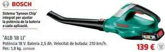 Aspirador soplador bosch
