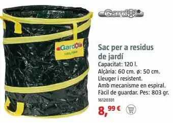 Saco de jardín plegable