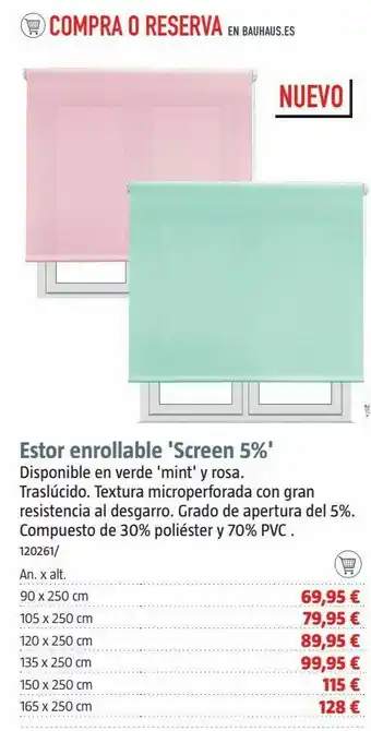 Roca Estor enrollable oferta