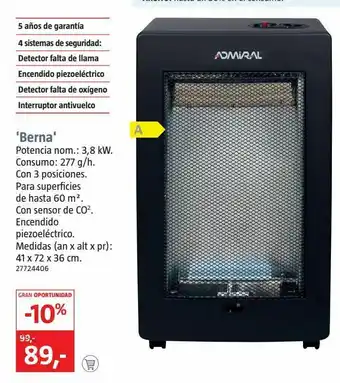 Roca Estufas oferta