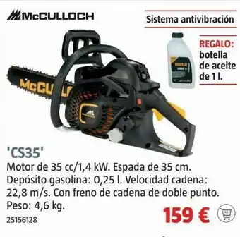 Roca Motosierra mcculloch oferta