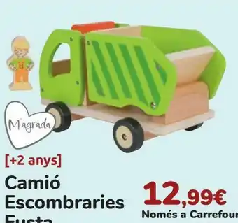 Disney Camión basura madera oferta