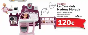 La casa de los bebés morada