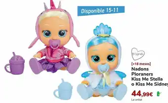 Bebés llorones kiss me stella o kiss me sidney