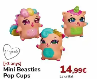 Disney Mini beasties pop cups oferta