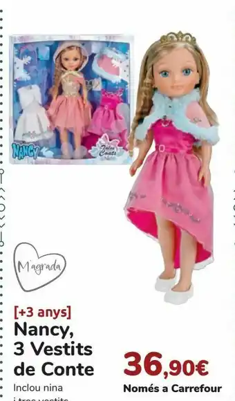 Disney Nancy 3 vestidos de cuento oferta