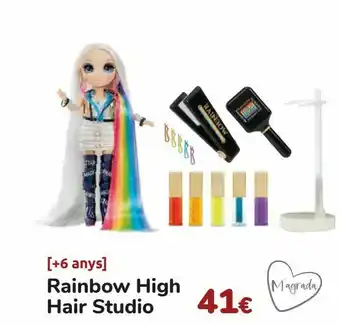 Rainbow high hair studio