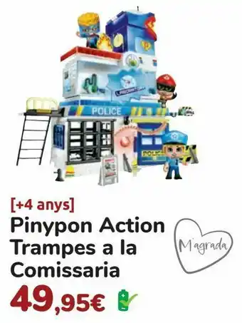Disney Pinypon action trampas en la comisaría oferta