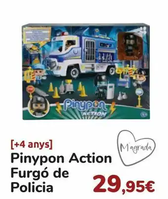 Disney Pinypon action furgón de policía oferta
