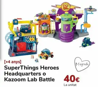 Disney Superthings heroes headquarters o kazoom lab battle oferta