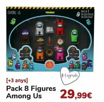 Pack 8 figuras among us