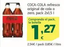 HiperDino Coca-cola - refresco original de cola o zero oferta