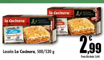 Unide Supermercados Lasaña la cocinera, 500/530 g oferta