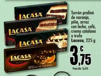 Unide Supermercados Turrón lacasa oferta