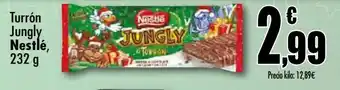 Unide Supermercados Turrón jungly nestlé, 232 g oferta