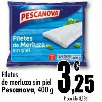 Unide Supermercados Filestes de merluza sin piel pescanova, 400 g oferta