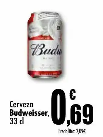 Unide Supermercados Cerveza budweisser, 33 cl oferta