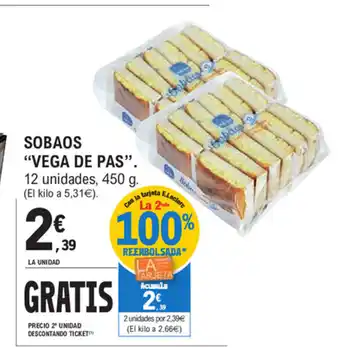 E.Leclerc Vega De Pas Sobaos 12 unidades 450g oferta