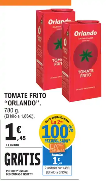 E.Leclerc Orlando Tomate Frito 780g oferta