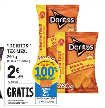 E.Leclerc Doritos Tex-Mex 260g oferta