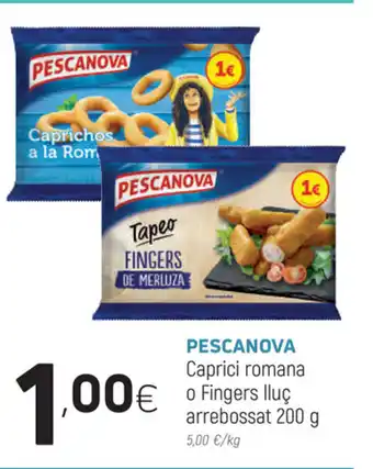 Coviran Pescanova Caprici romana o Fingers lluc arrebossat 200 g oferta