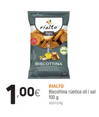 Coviran Rialto Biscottina rústica oli i sal 100g oferta