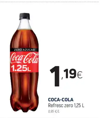Coviran Coca-Cola Refresc zero 1,25L oferta