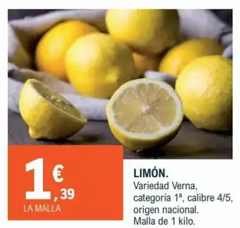 E.Leclerc Limón 1 kilo oferta