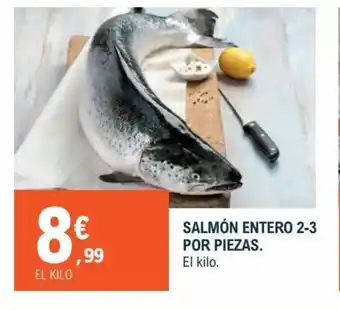 E.Leclerc Salmón Entero 2-3 Por Piezas oferta