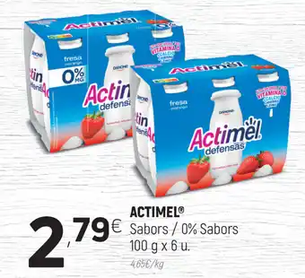 Coviran Actimel Sabors / 0% Sabors 100g x 6u oferta