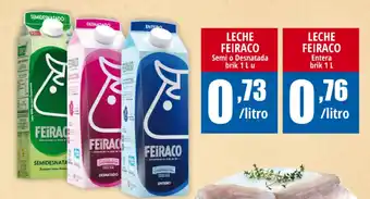 FROIZ Leche Feiraco Semi o Desnatada brik 1 L u oferta