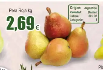 FROIZ Pera Roja kg oferta