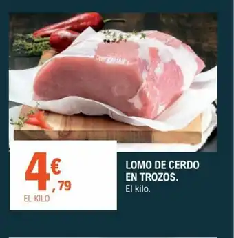 E.Leclerc Lomo De Cerdo En Trozos oferta