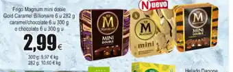 FROIZ Magnum Frigo mini doble Gold Caramel Billionaire 6 u 300 g o chocolate 6 u 300 g u oferta