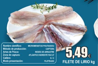 FROIZ Filete De Lirio kg oferta