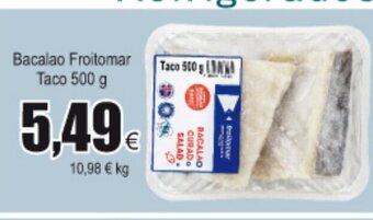 FROIZ Bacalao Froitomar Taco 500g oferta