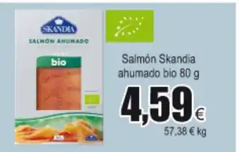 FROIZ Skandia Salmón ahumado bio 80g oferta