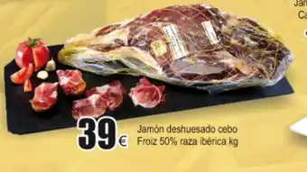 FROIZ Froiz Jamón deshuesado cebo 50% raza ibérica kg oferta
