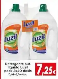 Proxi Luzil - detergente aut. líquido oferta