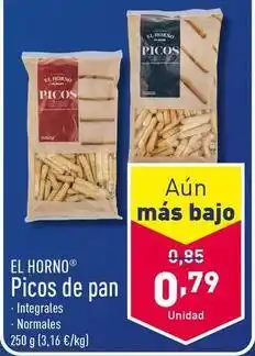 ALDI El horno - picos de pan oferta