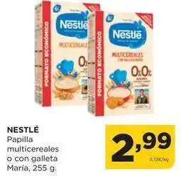 Alimerka Nestlé - papilla multicereales o con galleta maria oferta