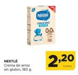 Alimerka Nestlé - crema de arroz sin gluten oferta