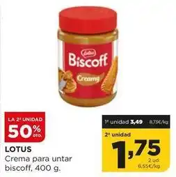 Alimerka Lotus - crema para untar biscoff oferta