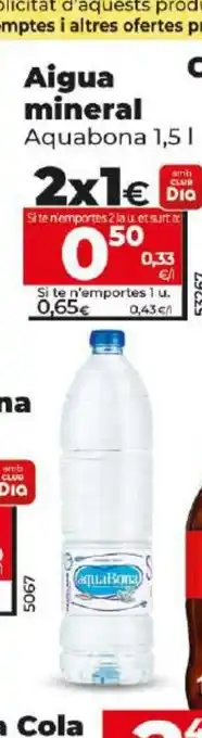 Dia Aigua mineral oferta