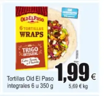 FROIZ Old El Paso Tortillas integrales 6u 350g oferta