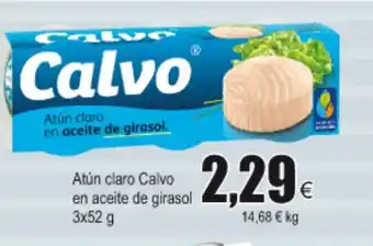 FROIZ Calvo Atún claro en aceite de girasol 3x52g oferta