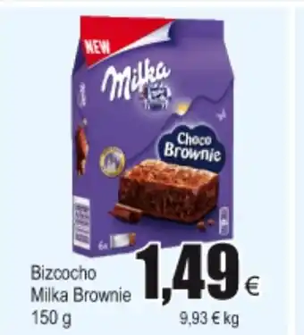 FROIZ Milka Biscocho Brownie 150g oferta